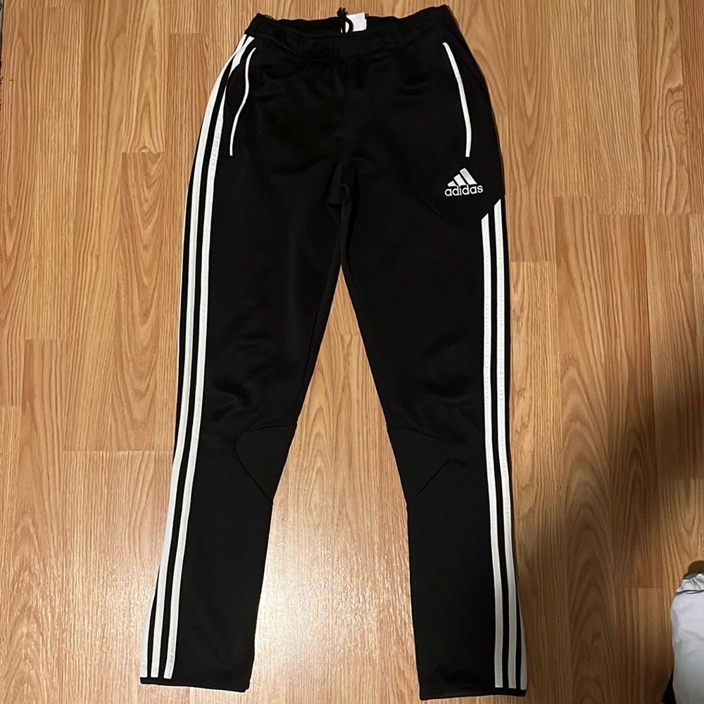 Kids adidas pants XL black soccer tracksuit
